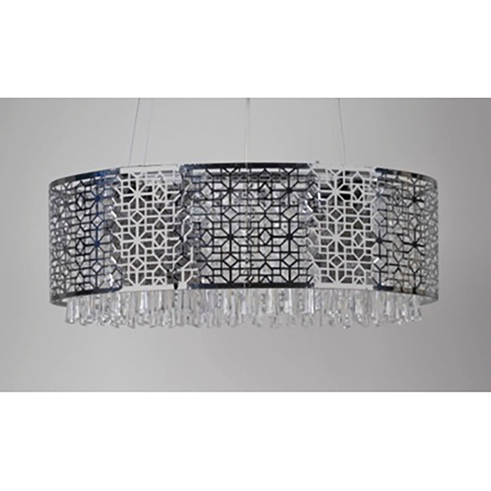 METAL & ACRYLIC SILVER CEILING PENDANT D