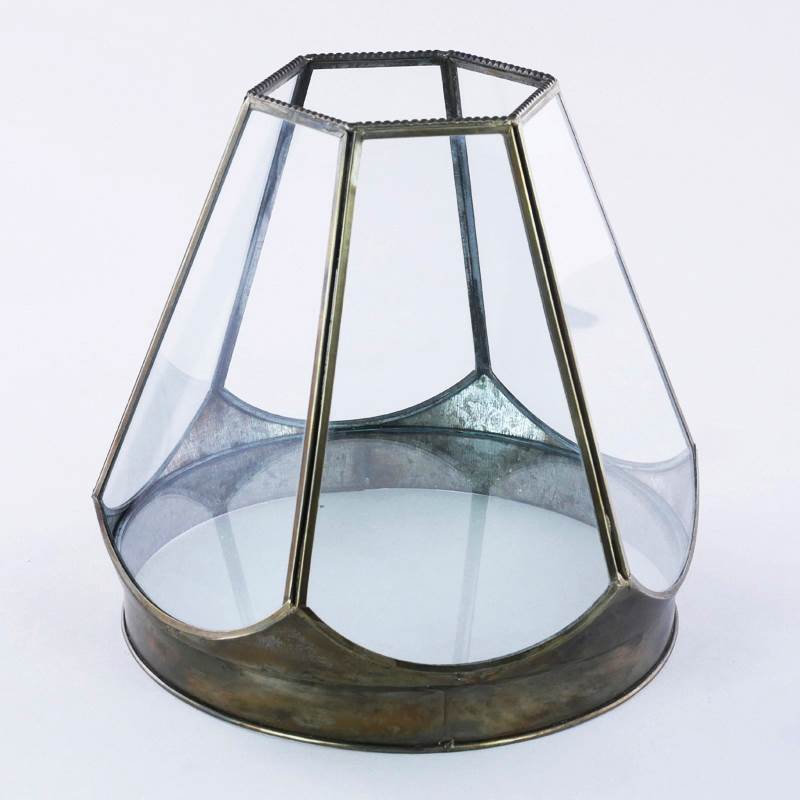 TERRARIUM D.23X23CM VETRO/METALLO