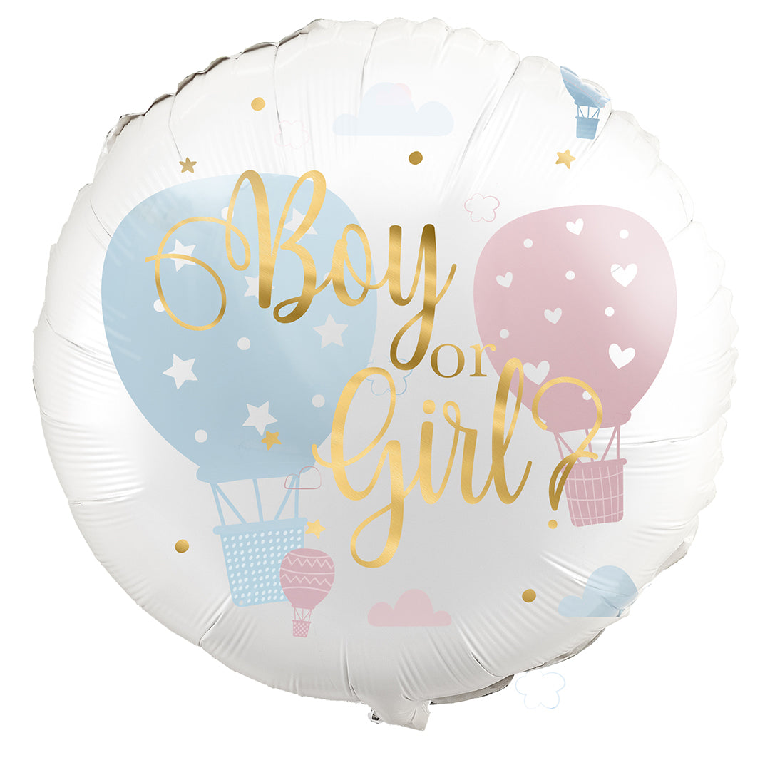 PALLONE MYLAR GENDER REVEAL CM 45