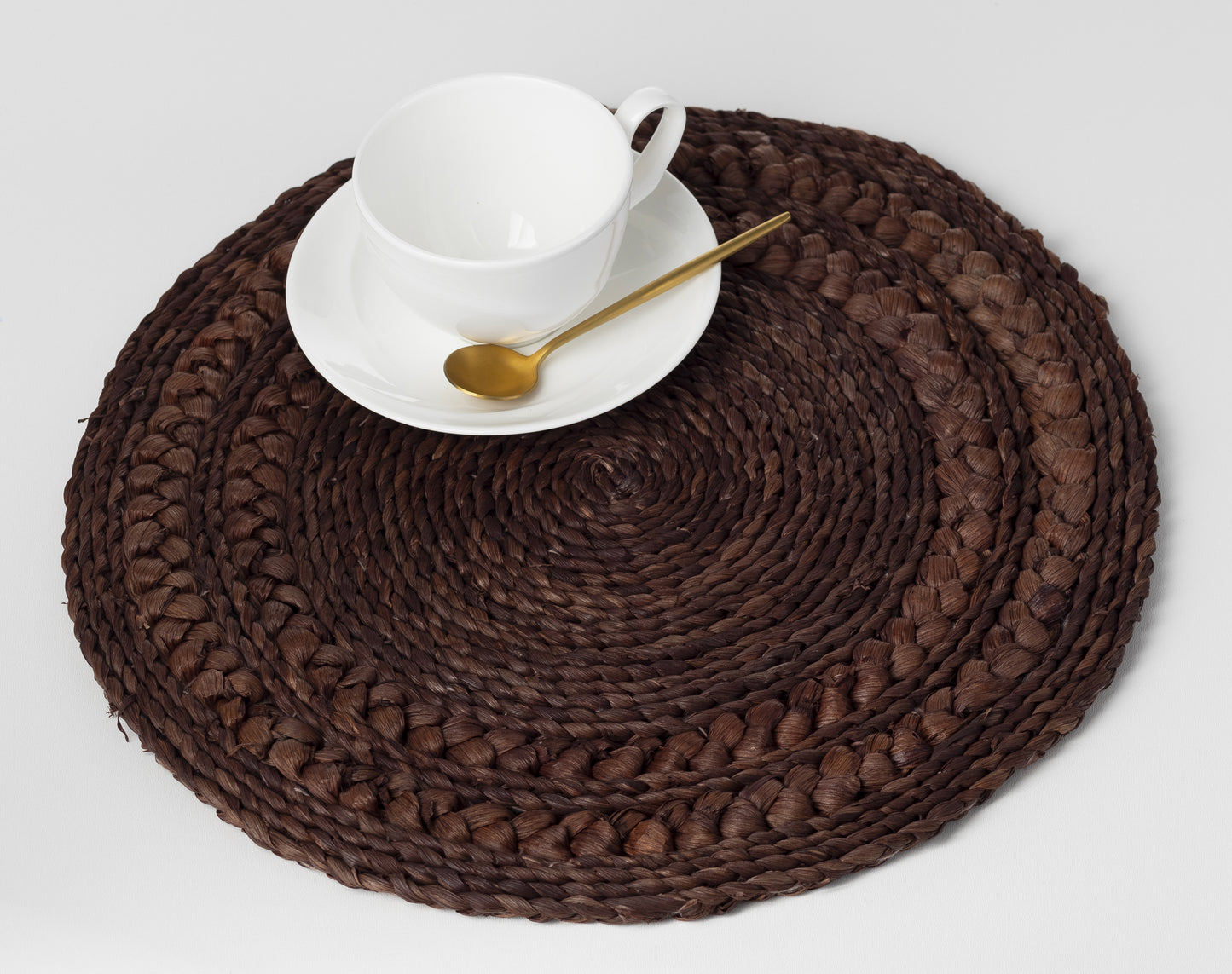 SOTTOPIATTO ROTONDO FIBRA VEGETALE MARRO