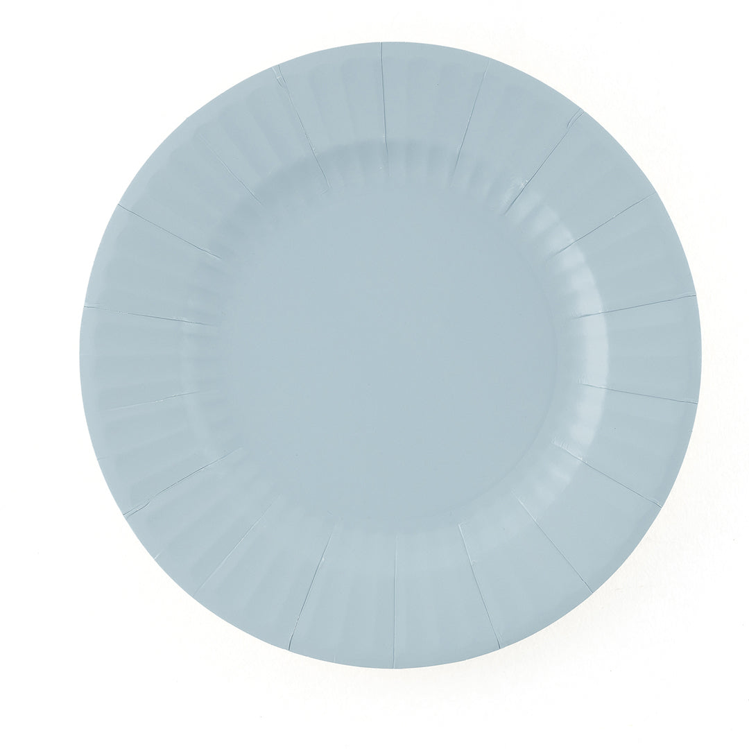 CF.8 PIATTI ROUND CM.27 BLU FIORDALISO