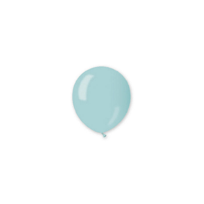 100 PALLONCINI METAL 5" (CM.13) ACQUA MARINA
