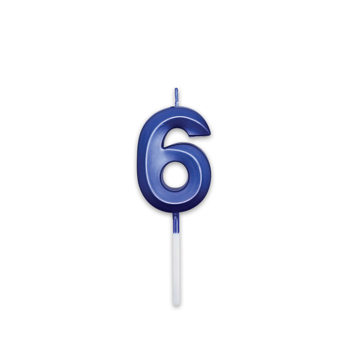 NUM. 6 PRESTIGE BLU METAL CM.9