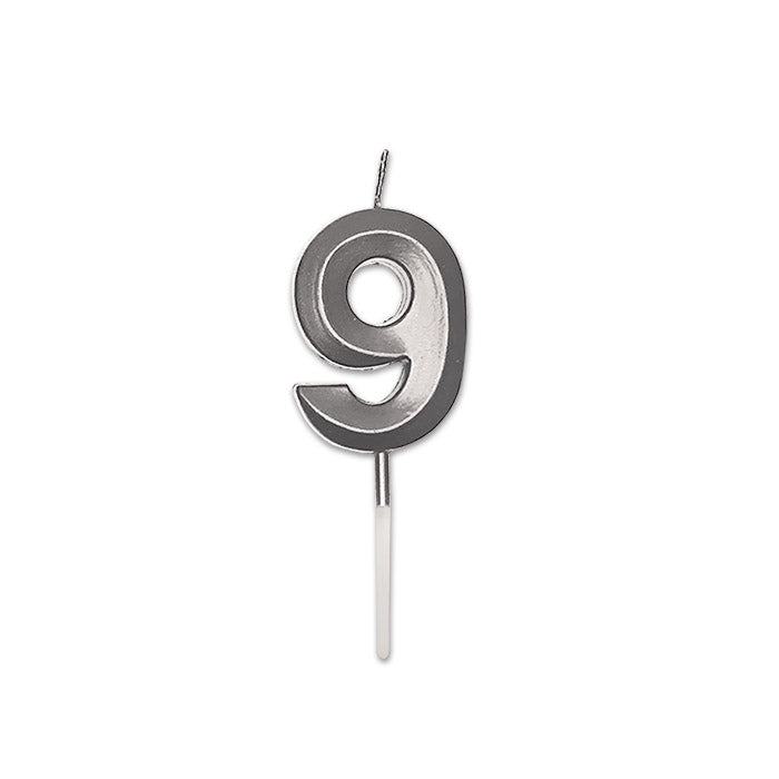 NUM. 9 PRESTIGE ARGENTO METAL CM.9