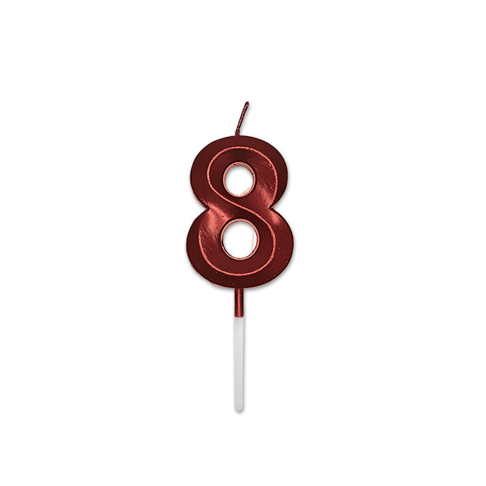 NUM. 8 PRESTIGE ROSSO METAL CM.9