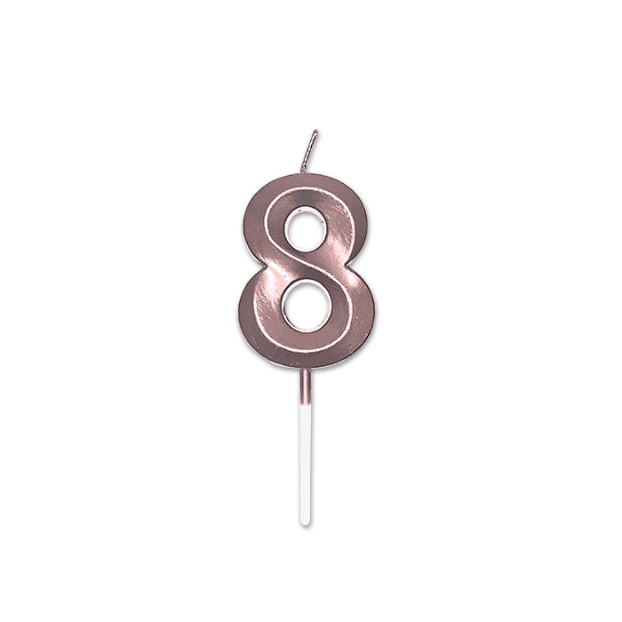 NUM. 8 PRESTIGE ROSE GOLD METAL CM.9