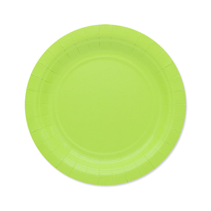 25 PIATTI ECOLOR CM.18 VERDE MELA