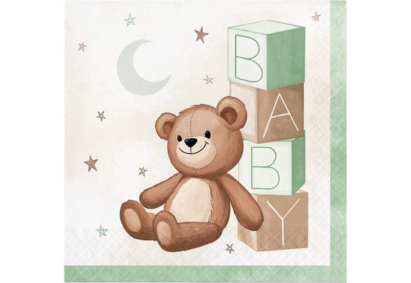 LN 12/16CT 2P TEDDY BEAR