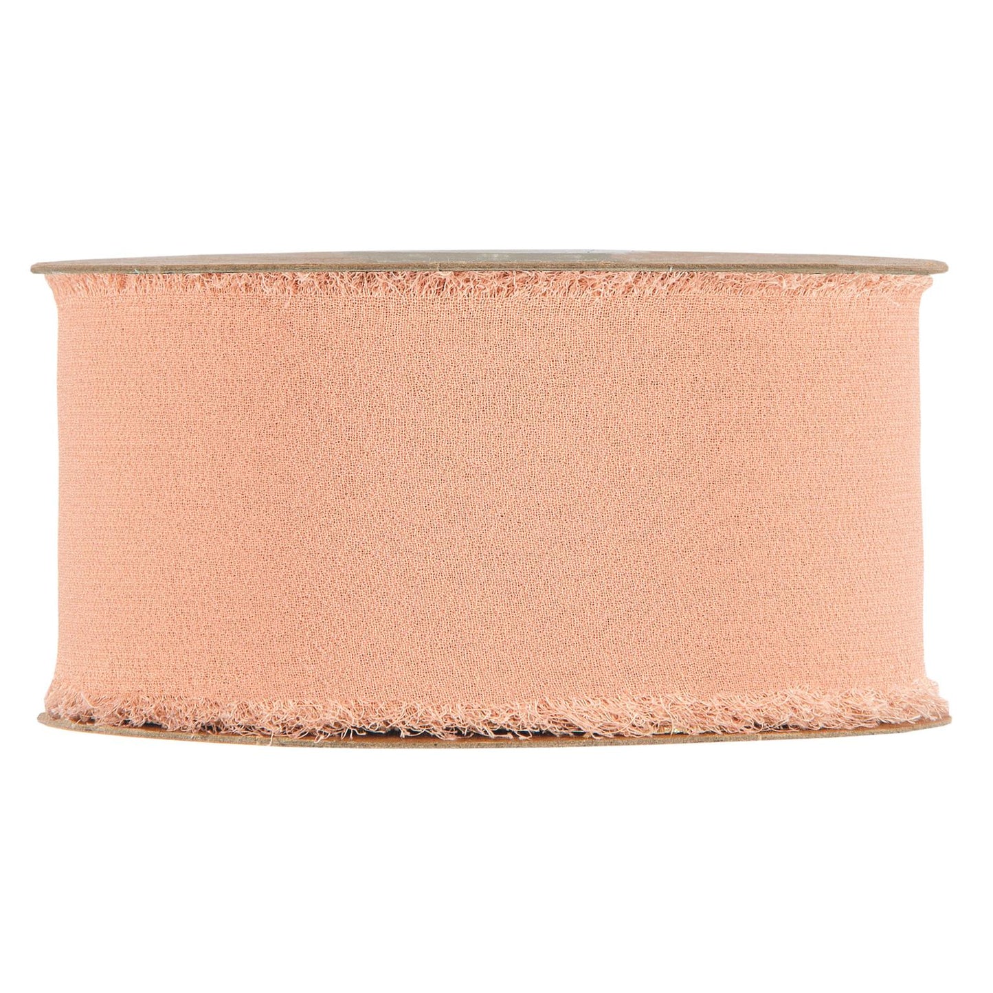 ORGANDY RIBBON MM50X10MT PEACH