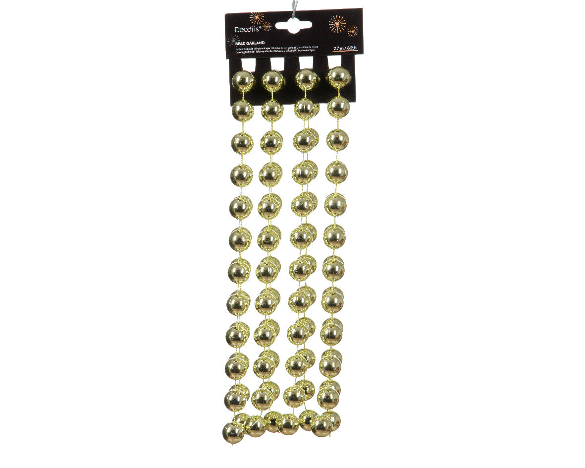 Bead garland xxl plastic sh pistachio