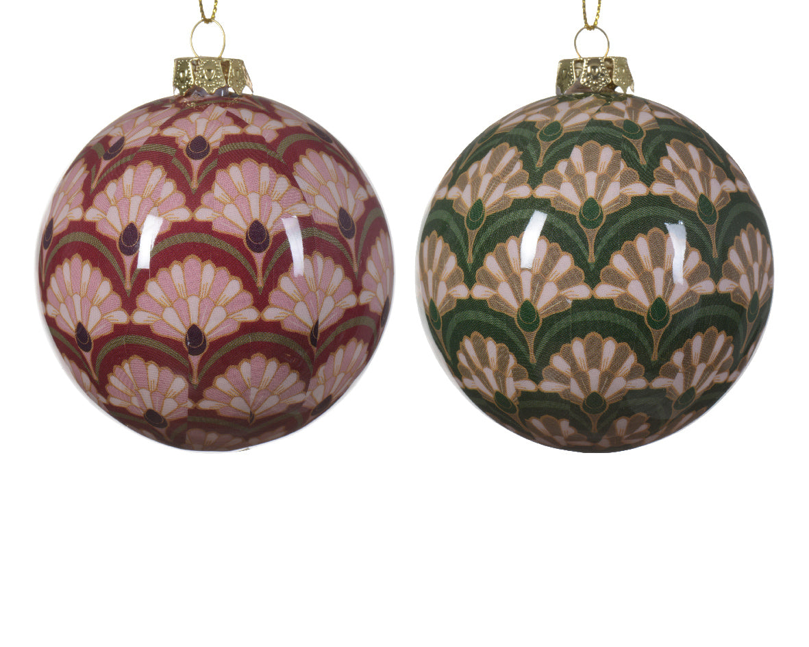 Bauble polyfoam 2col ass