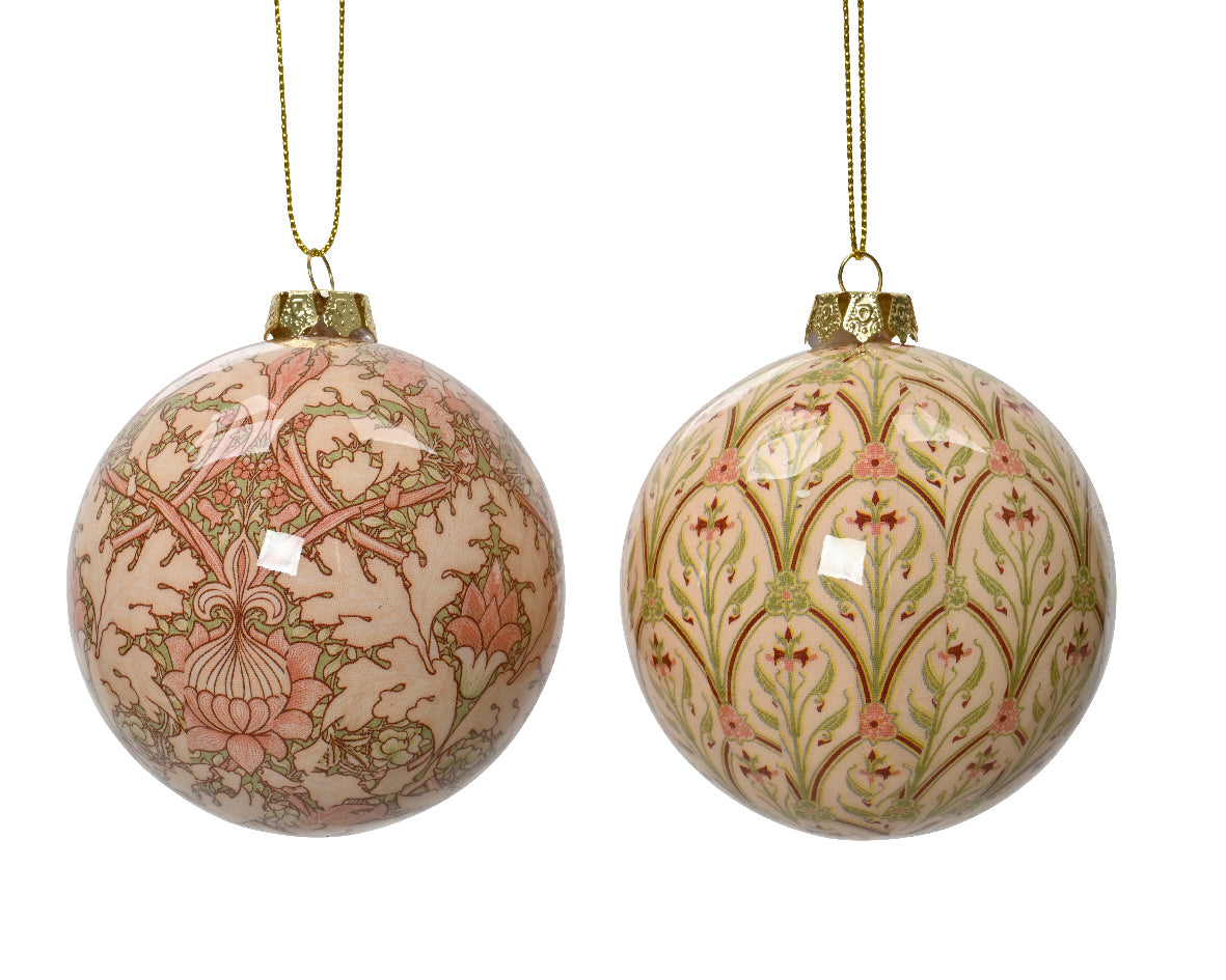 Bauble polyfoam 2 assortiti