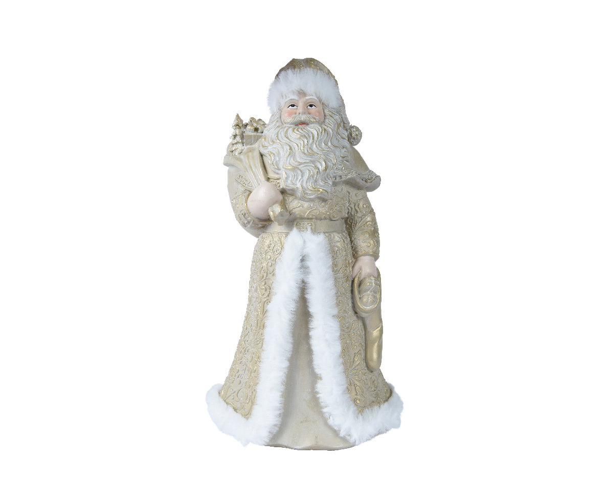 Santa polyresin santa w tree standing