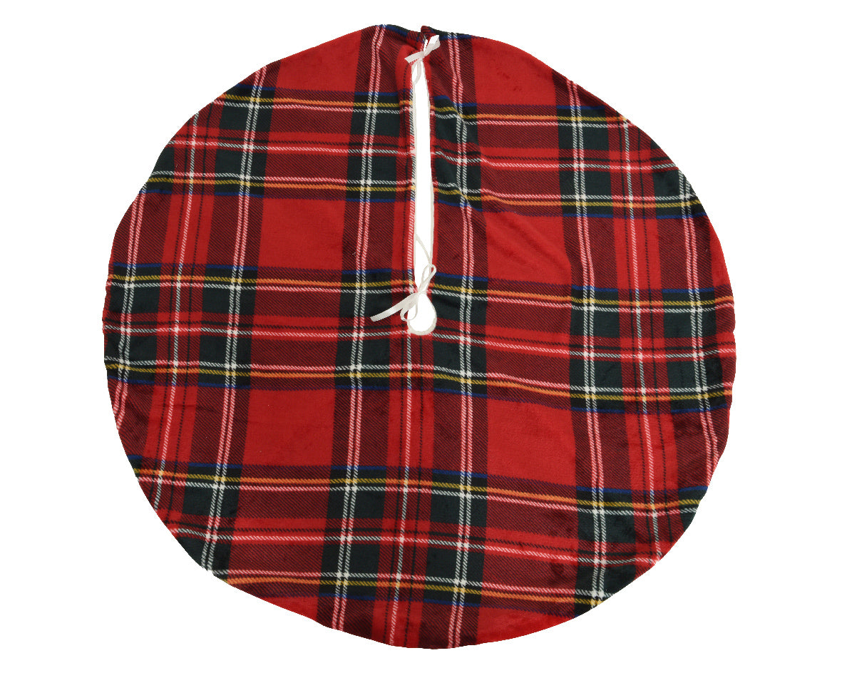Tree skirt polyester velvet no 100% poly
