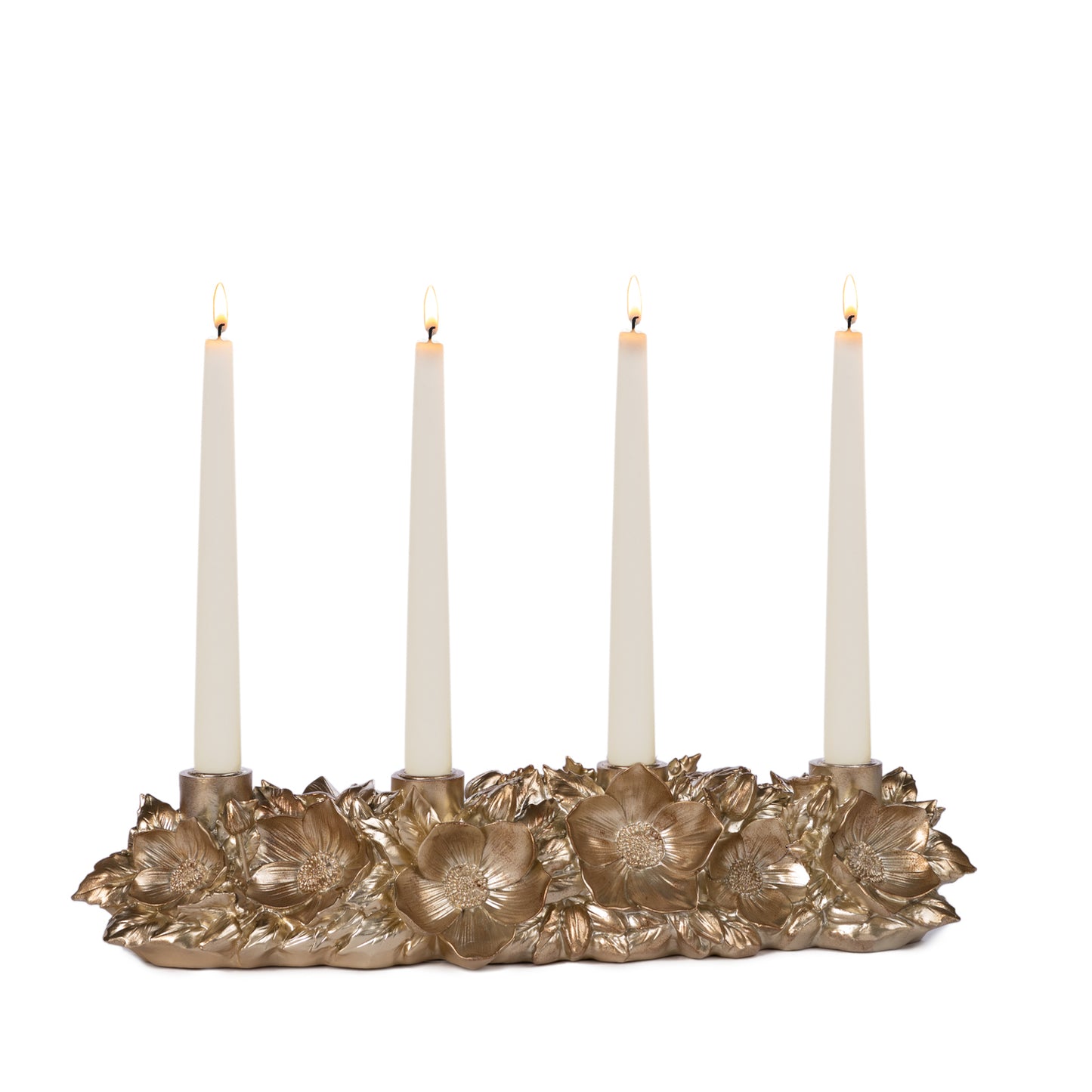FLORAL FLOWER 4 CANDLEHOLDER TT CHAMP 44