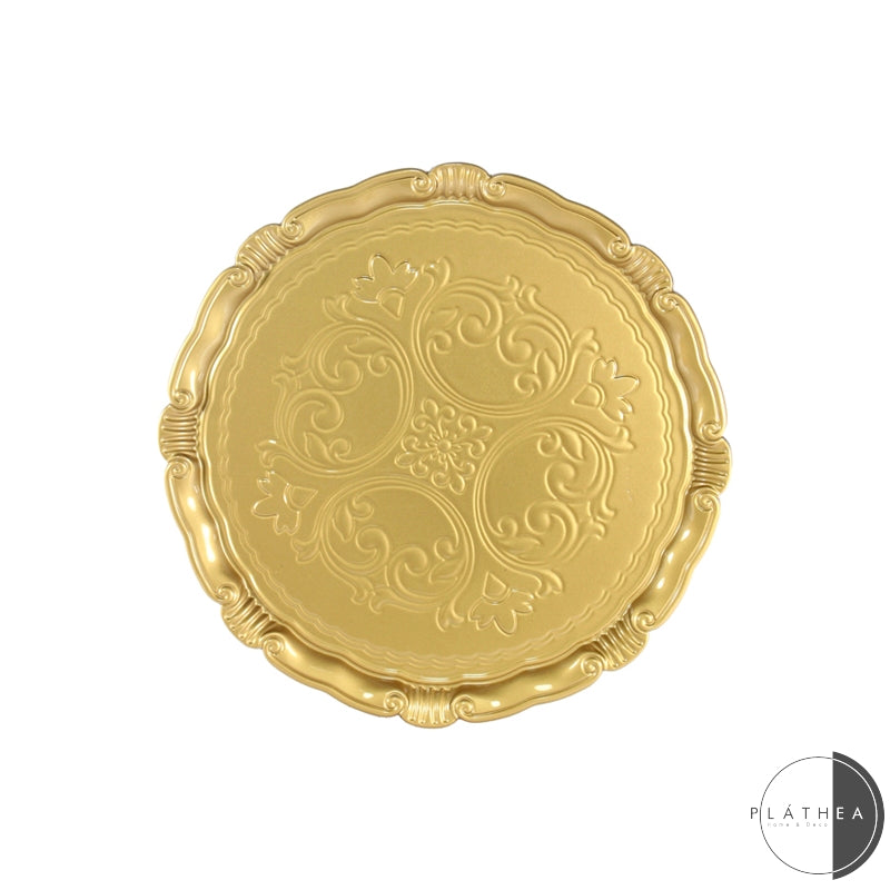 SOTTOPIATTO ORO D.33CM PVC