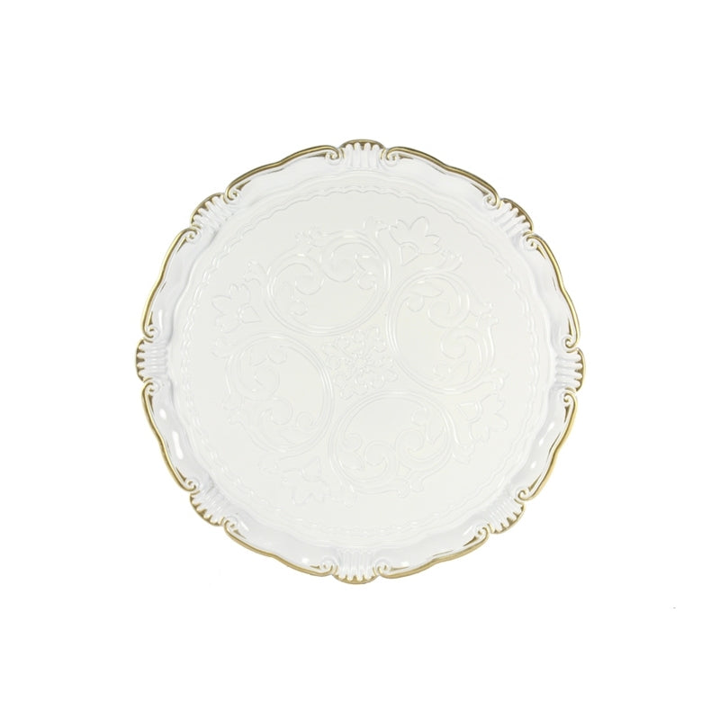 SOTTOPIATTO BIANCO D.33CM PVC