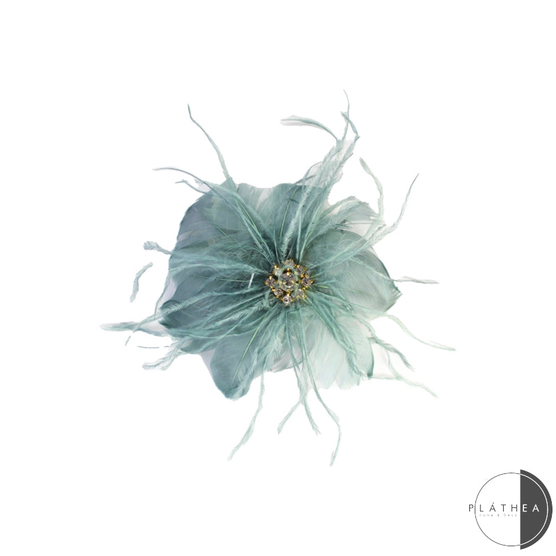 DECORO MAGNOLIA PETROLIO D.16CM