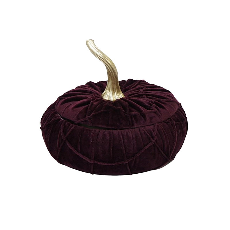 SCATOLA ZUCCA BORDEAUX 19X19X15CM CARTON