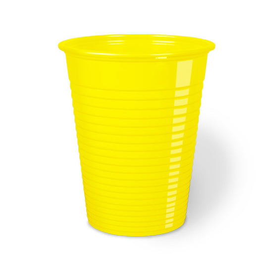 BICCH. COLORATI GIALLI 200CC 50PZ