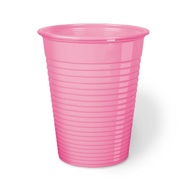 BICCH. COLORATI ROSA 200CC 50PZ
