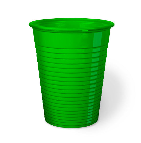 BICCH. COLORATI VERDI 200CC 50PZ