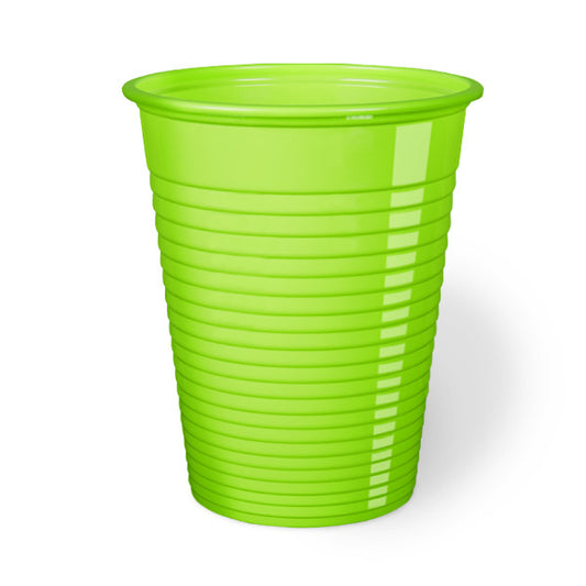 BICCH. COLORATI VERDE MELA 200CC 50PZ.