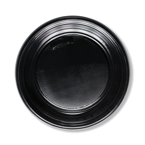 PIATTO DESS. ARISTEA NERO PZ.50