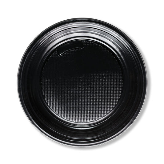 PIATTO DESS. ARISTEA NERO PZ.50