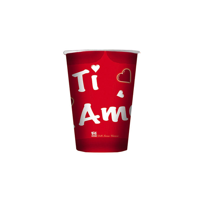 10 Bicchierini .80 Ti Amo
