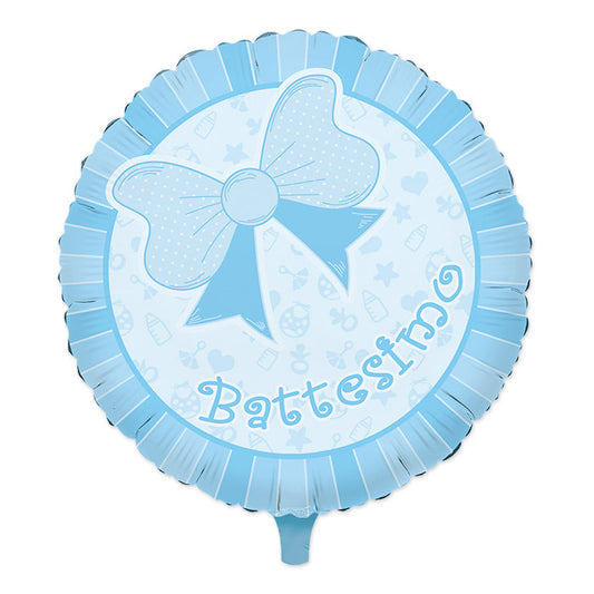 Pall. Mylar Tondo cm.45 Battesimo Baby C