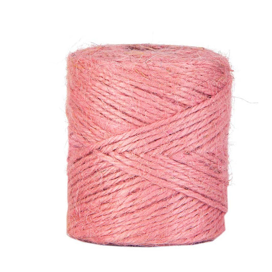 Cordoncino juta a 3 capi 100 g rosa