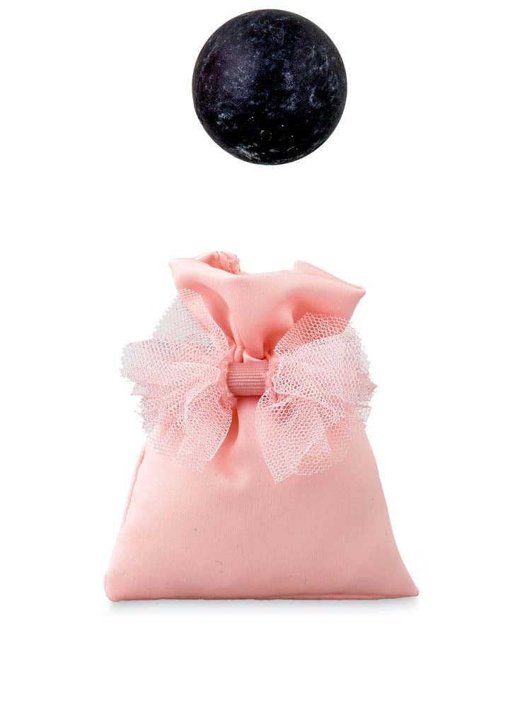 SACCHETTO ROSA C/FIOCCO TULLE