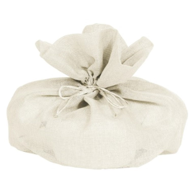 Porta colomba e panettone in tela crema