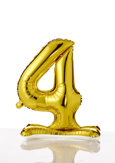 Pallone foil autoportante 40 cm - 4 Gold