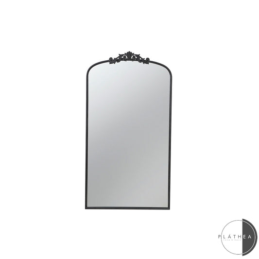 SPECCHIO NERO 91X4X168CM LEGNO