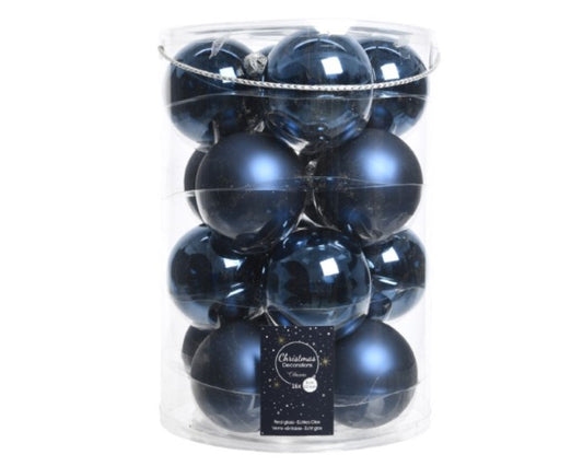 glass mach.baubles shiny-matt