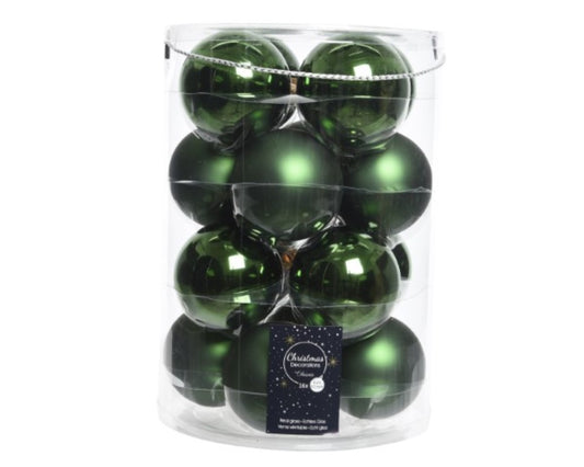 glass mach.baubles shiny-matt