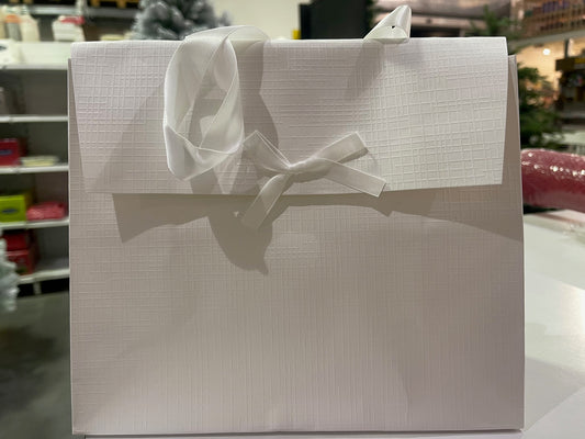 SHOP CRT GIFT BAG BIANCO 24X11X20