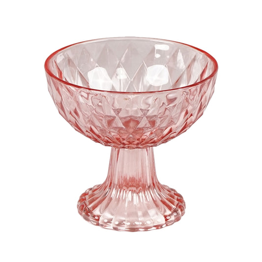 CONTENITORE ROSA D.12X12CM VETRO