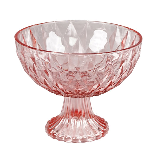 CONTENITORE ROSA D.22X17CM VETRO