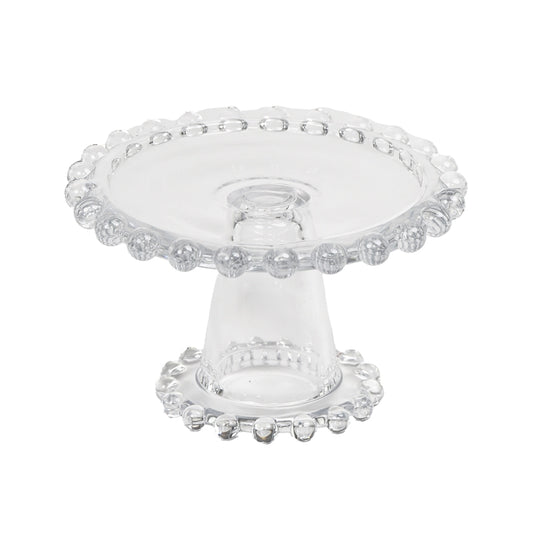 ALZATA TRASPARENTE D.15X9CM VETRO