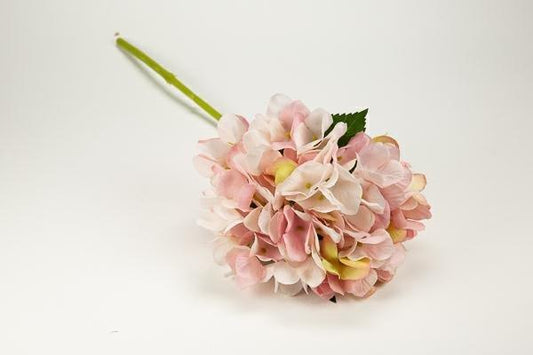ORTENSIA RAMO 24-1 CM 14X35H ROSA MALVA