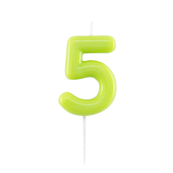 CANDELINA GLOSSY N 5  CM 10.5 LIME C/PIC