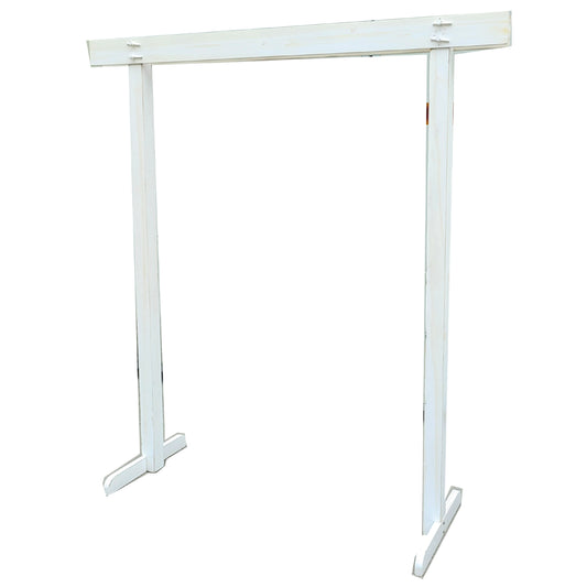ARCO LEGNO BIANCO 200X12H220 BASE 60 CM