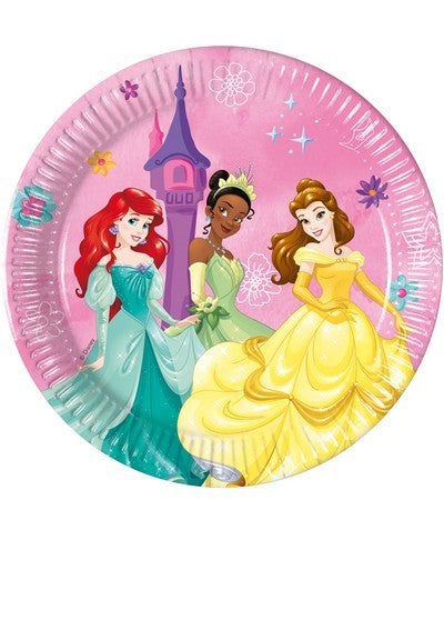 Piatto 20 cm 8 pz * Princess Live Your S