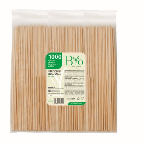 SPIEDINI STECCONI BAMBOO 20CM. DIAM. 03