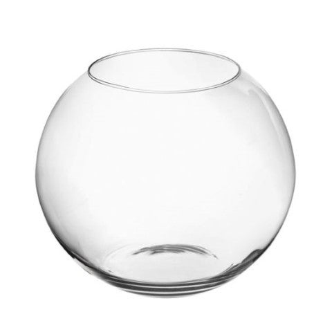 Sfera in vetro diametro 19, altezza 15 cm
