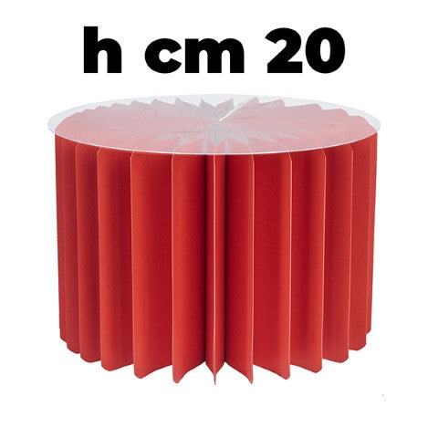 COLONNA CARTA 180 GR CM 30X20 ROSSO+PLAS