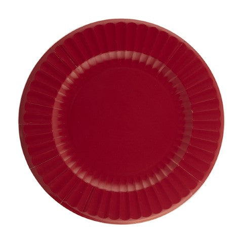 CF.8 PIATTI ROUND CM.27 ROSSO RUBINO